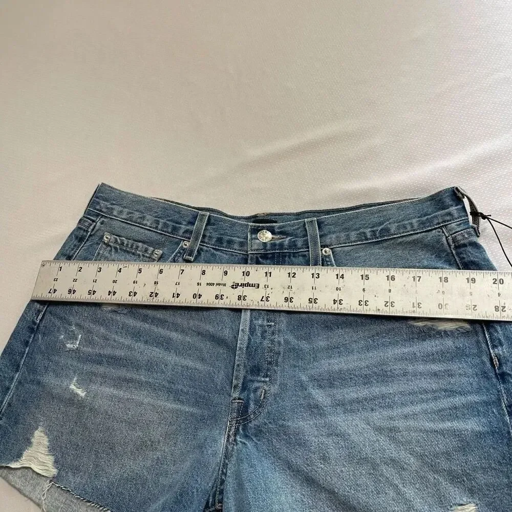 NWT Edwin Cai Short Remix Cut Off Denim Shorts Size 33 New